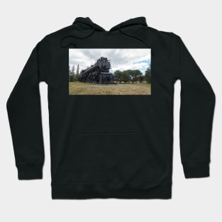 Steam locomotive on display Hoodie